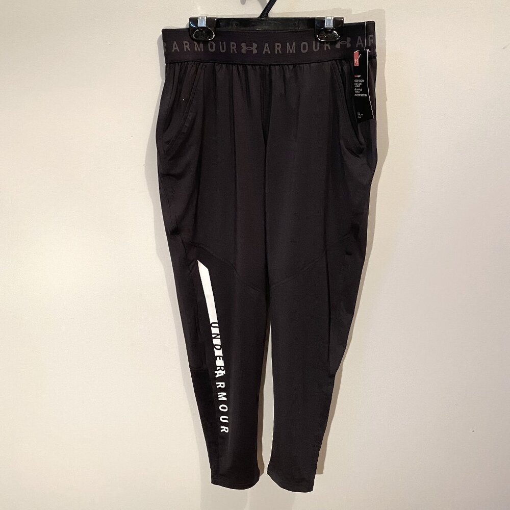 NWT Under Armour Track Pants Relaxed Fit Heatgear Athletic Gym Sporty Workout
